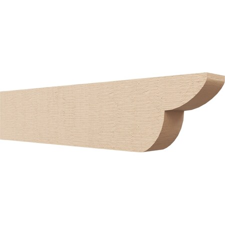 Ekena Millwork 4in. W x 8in. H x 36in. L Crestline Woodgrain TimberThane Rafter Tail, Primed Tan RFTUR04X08X36CRERCPR